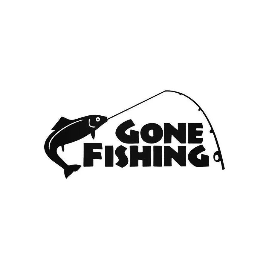 Go Fishing наклейка. Наклейки про рыбалку на автомобиль. Наклейка на авто go Fish. Логотип рыбака.