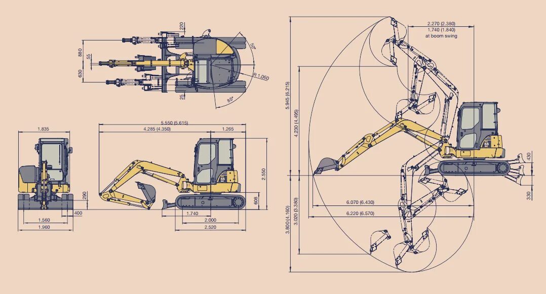 Экскаваторы комацу характеристики. Мини-экскаватор Komatsu pc20габариты. Габариты мини экскаватора Komatsu. Мини экскаватор Коматсу pc28uu. Мини экскаватор Komatsu "pc38uu".