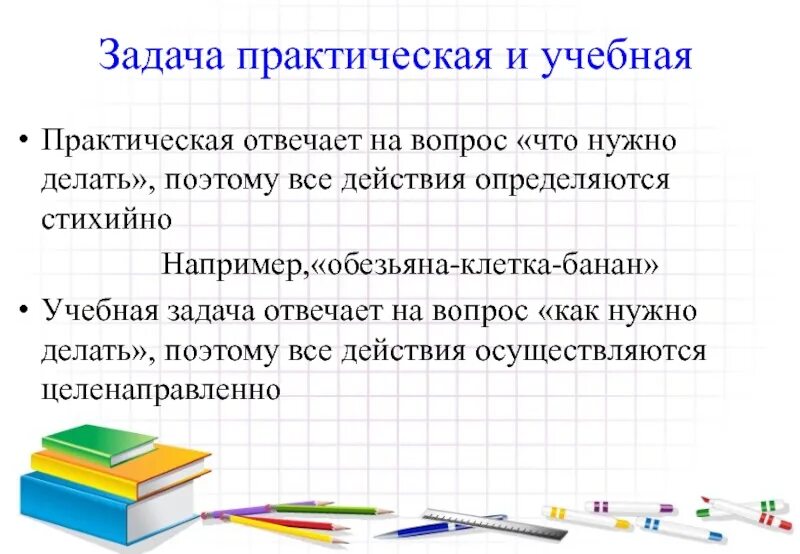 Практическая и учебная задача. Практическая учебная задача отвечает на вопрос. Задачи методические практические. Учебная задача это.