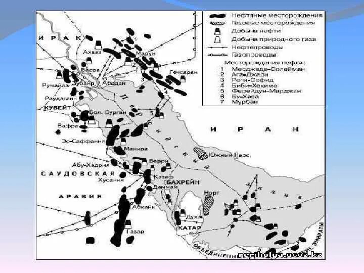 Карта нефтяных месторождений Персидского залива. Месторождения нефти в персидском заливе карта. Персидский залив нефтегазоносный бассейн на карте. Карта месторождений нефти и газа в персидском заливе.