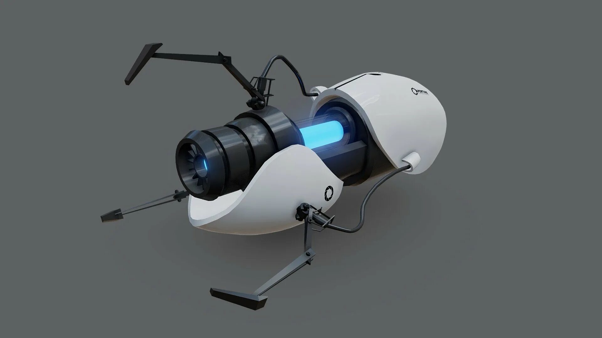 Портальная пушка портал 2. Portal Gun из Portal 2. Пушка из Portal 2. Игрушка портальная пушка из Portal 2. Игра портал ган