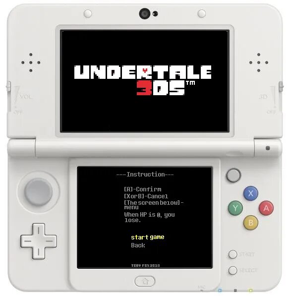 Undertale nintendo. Nintendo 3ds Undertale. Андертейл на Нинтендо. Undertale on Nintendo DS. Undertale start menu.