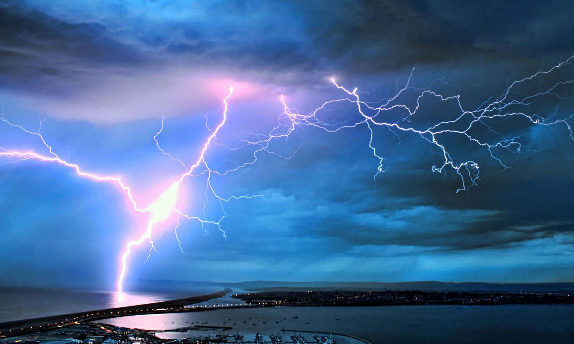 Thunder and lightning