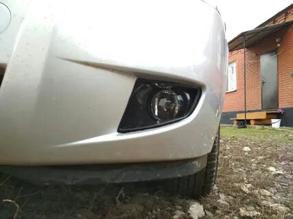 Приора туманки установка