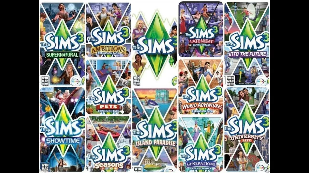 Sims 1 все дополнения