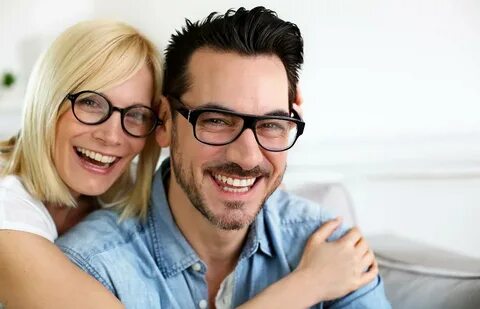 He wears glasses