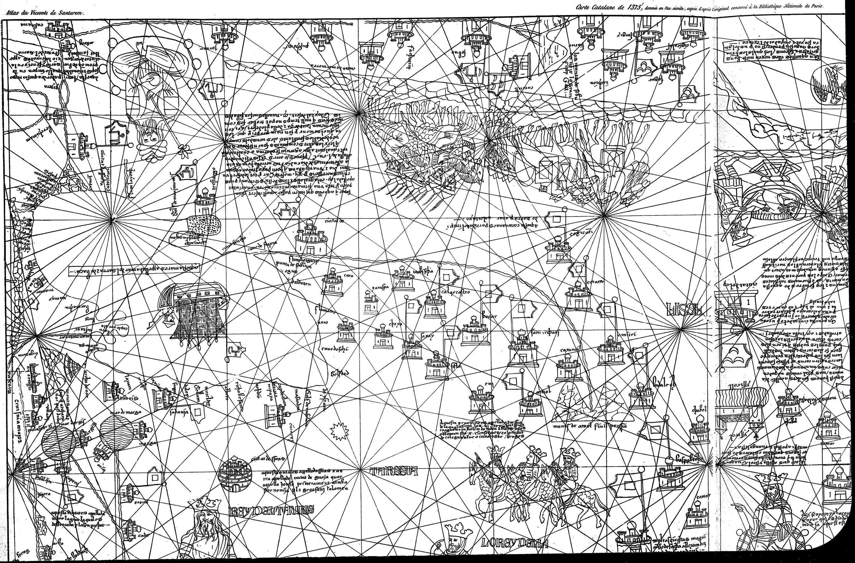 Каталонский атлас 1375. Каталонская карта 1375 года. Карта каталонский атлас. O maps