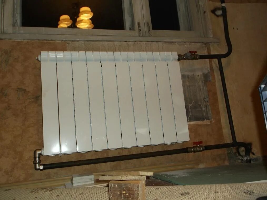 Диагональный отопление радиатор