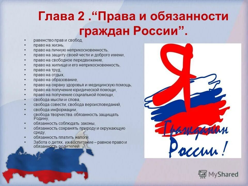 обязанности граждан россии.