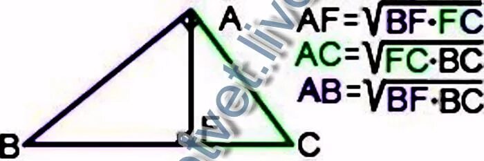 Ch ah hb. Формула проекции на гипотенузу. Проекция треугольника формулы. Формулы проекции в прямоугольном треугольнике. Проекция на гипотенузу в прямоугольном треугольнике.