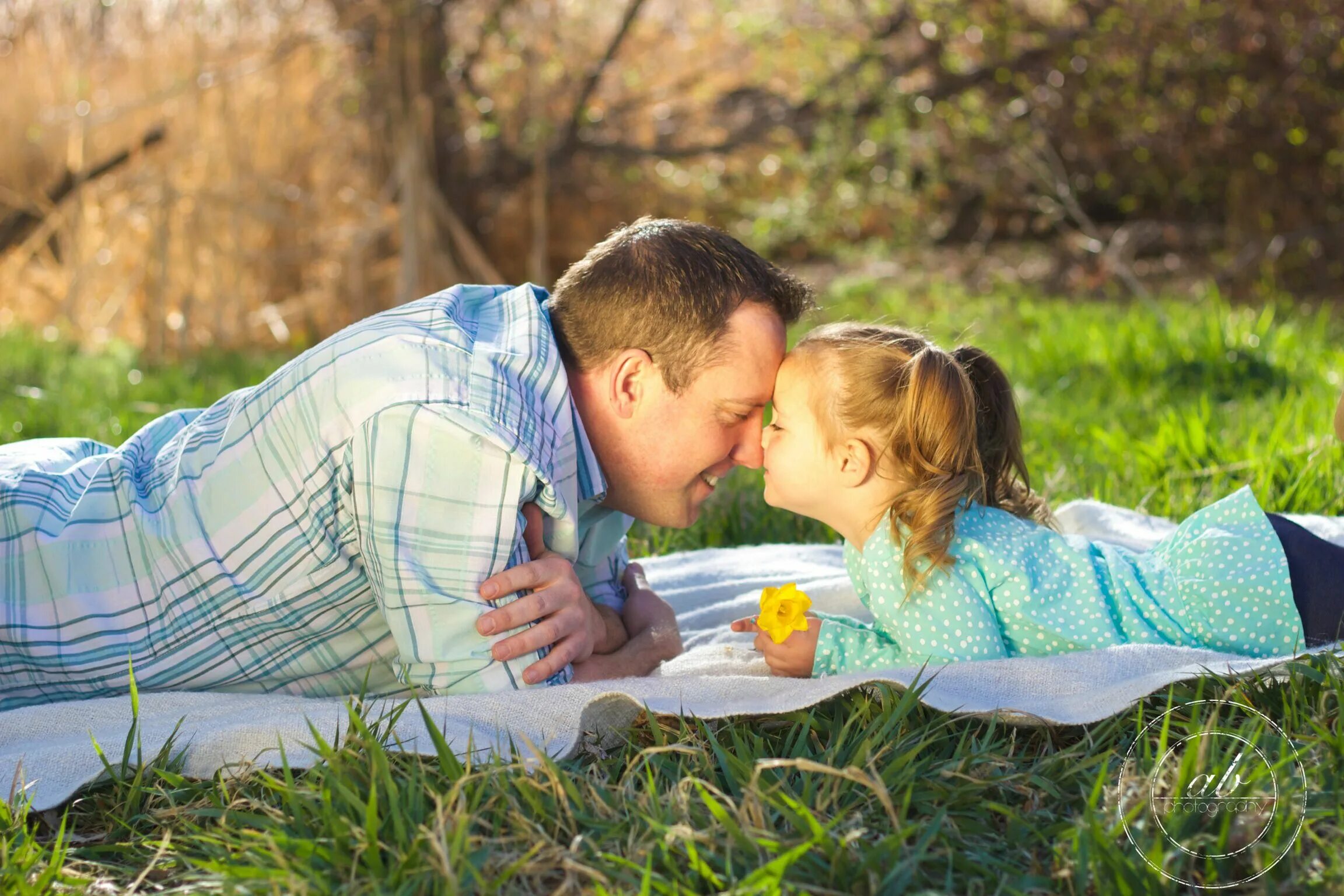Dad enjoys