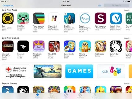 App store на планшет