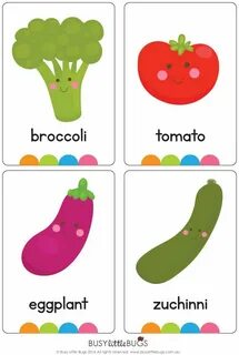 Vegetables flashcards