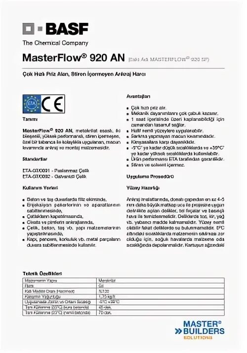 Masterflow 920 an. Basf masterflow 928 сертификат. masterflow 920 an сертификат соответствия. химический анкер masterflow 920 an сертификат. masterflow 920 sf сертификаты.