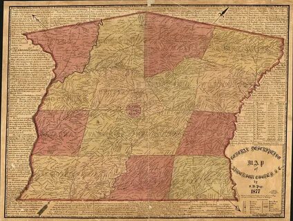 Map of anderson county sc