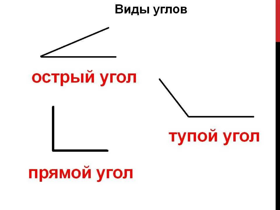 Линии образующие прямые углы