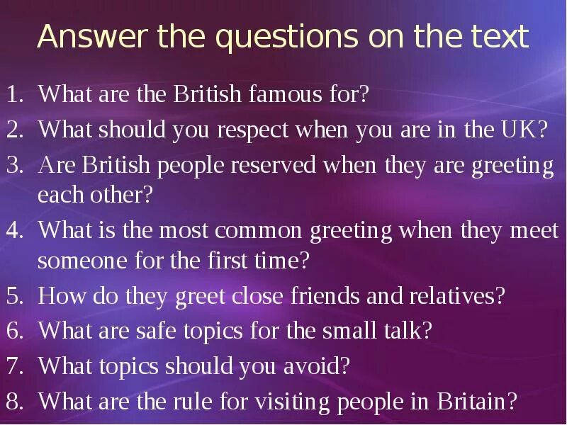 Social in the uk перевод текста. Social etiquette in the uk презентация. текст social etiquette in the uk. презентация what is social etiquette. the uk questions.