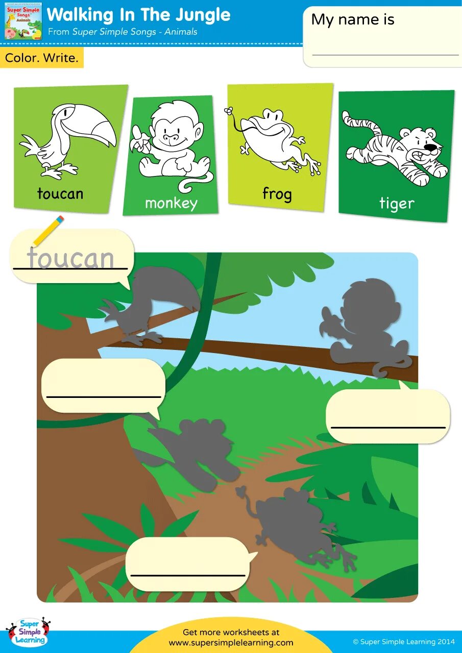 Walking in the Jungle super simple Worksheets. Walking in the Jungle super simple Songs Worksheets. Walking in the Jungle. Walking in the Jungle super simple Songs. In the jungle текст