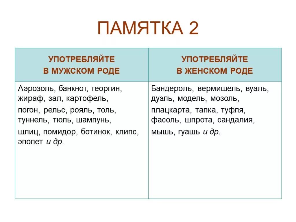 Какой род у слова имя. Род существительных. Род существительного памятка. Определение рода существительных памятка. Род существительных тюль шампунь.