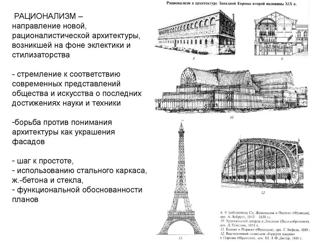 Как описать архитектуру. Рационализм в архитектуре начала 20 века. Архитекторы эклектизма второй половины 19 века в России. Рационализм в архитектуре. Направления развития архитектуры.