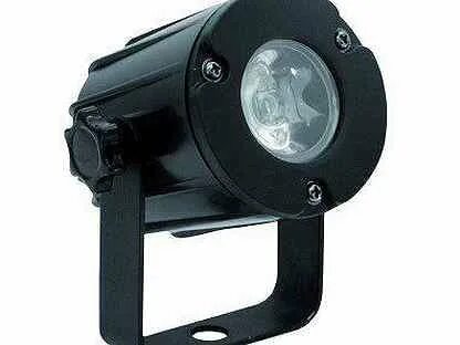 Поставка Pinspot par 36 с лампой на 6v, 30w, чёрного цвета. Прожектор с узким лучом. Прожектор 3d модель. Прожектор 3 вт