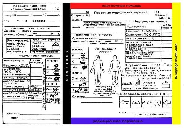 Форма 100. Первичная медицинская карточка 100у. первичная медицинская карта пораженного в чс. первичная медицинская карточка форма 100 медицина. корешок первичной медицинской карточки.