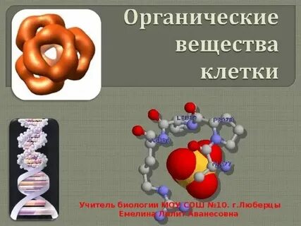 Органическая биология 9 класс