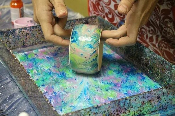 Рисунки на воде как сделать