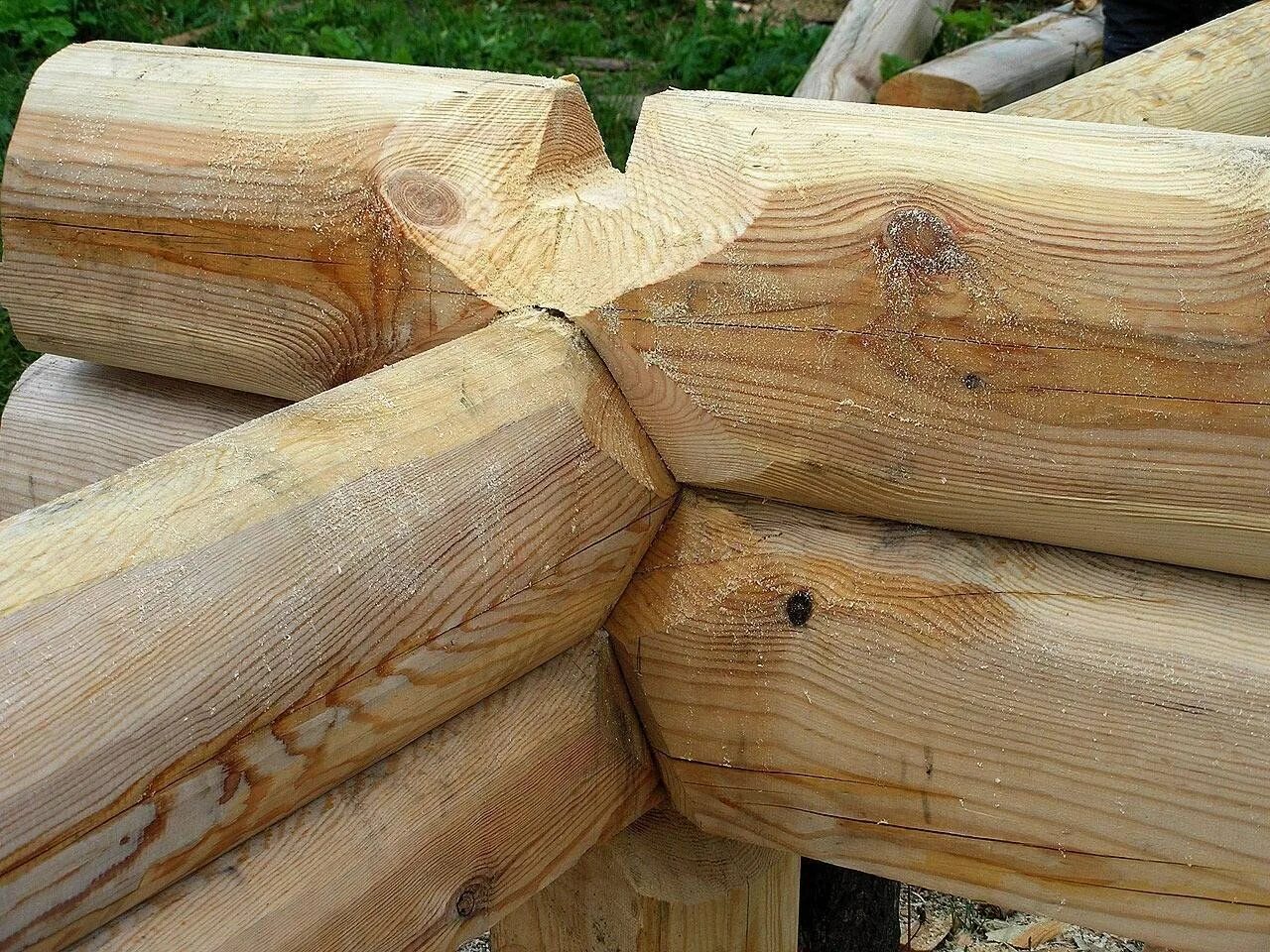Срубы стыки