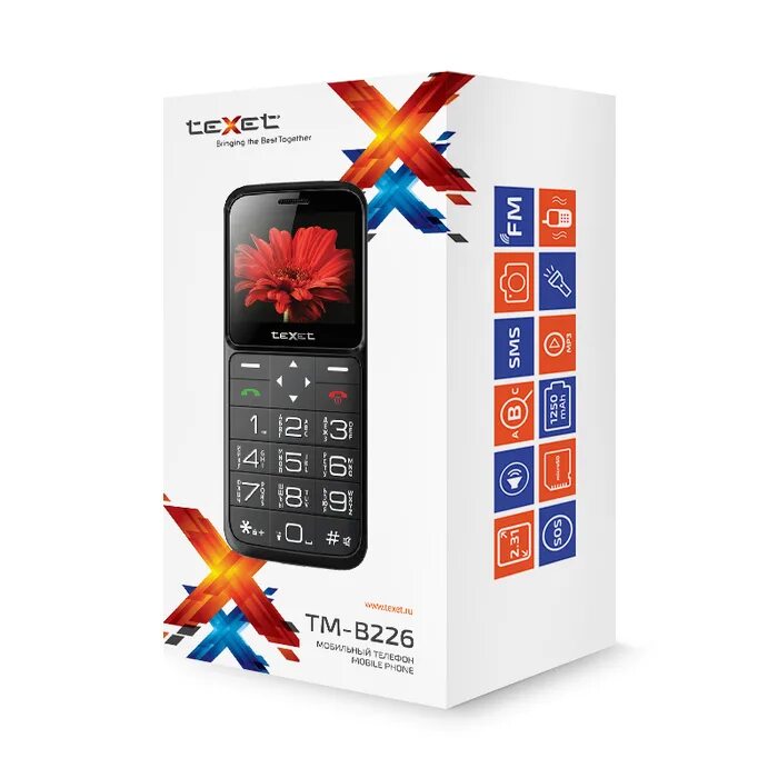Телефоны texet обзор. Texet tm 226. texet тм-в226. телефон texet tm-b226. texet tm-b226 черно-красный.