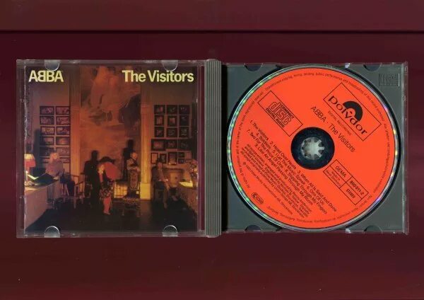 First cd. 1982 CD ABBA «the Visitors». ABBA the Visitors первый компакт-диск. Абба 1981 the Visitors CD. First CD ABBA 1982.