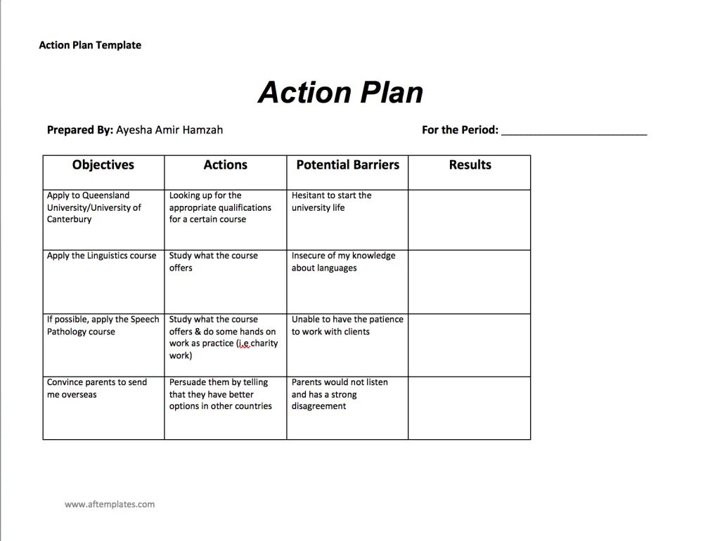 Экшн план пример. Action Plan таблица. Экшн план образец. Action Plan пример на русском.