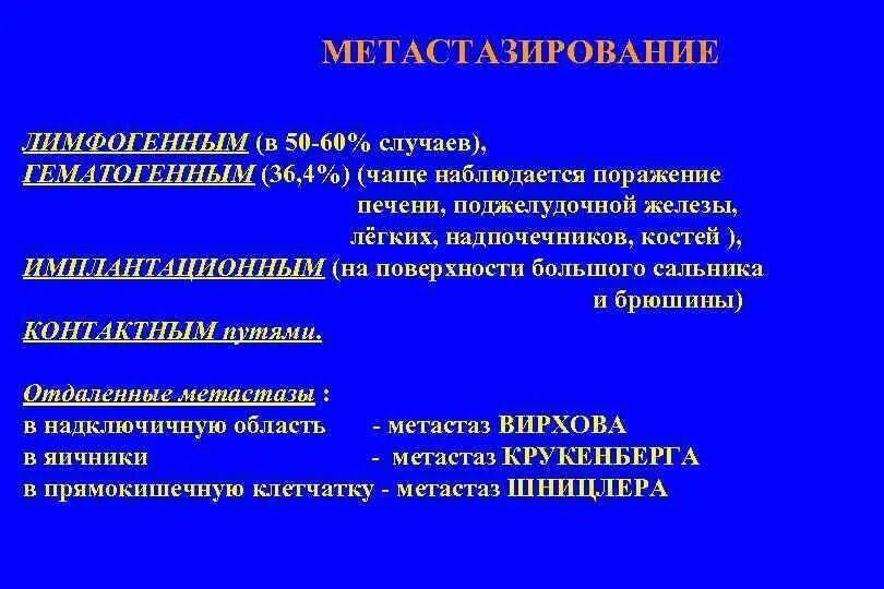 Метастазы при операции. Гематогенные метастазы в печени. ретроградное метастазирование.