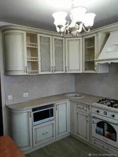 Кухни массив белая