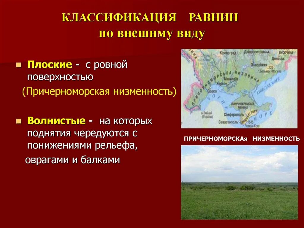Страны имеющие равнинный рельеф