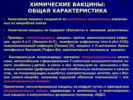 Вакцина содержит