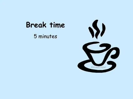 Break time 2