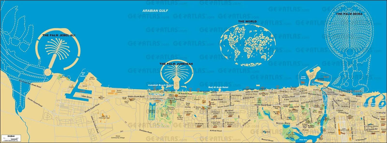 Достопримечательности дубая на карте на русском. Районы Дубая на карте. Карта Дубаи на русском языке. Дубай карта города. Туристическая карта Дубая.