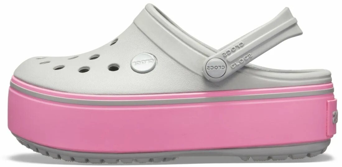 Кроксы на платформе женские. Crocs Crocband platform Clog. Сабо Crocband platform Clog GS. Крокс Тафи Пинк. Сабо крокс на толстой подошве.