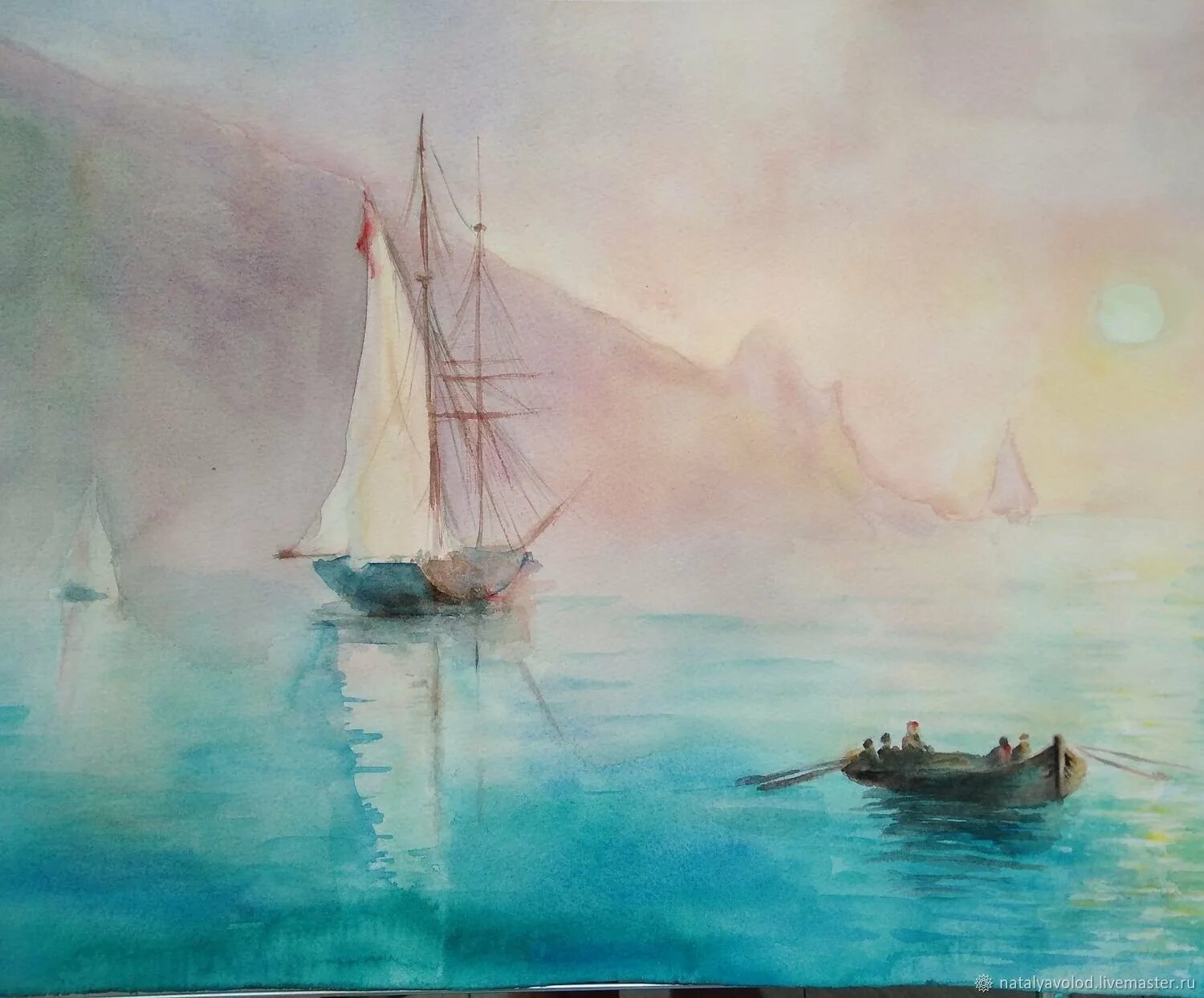 Картины в стиле айвазовского. Аю Даг в туманный день Айвазовский. Айвазовский Аю Даг картина. Картина Айвазовского море.