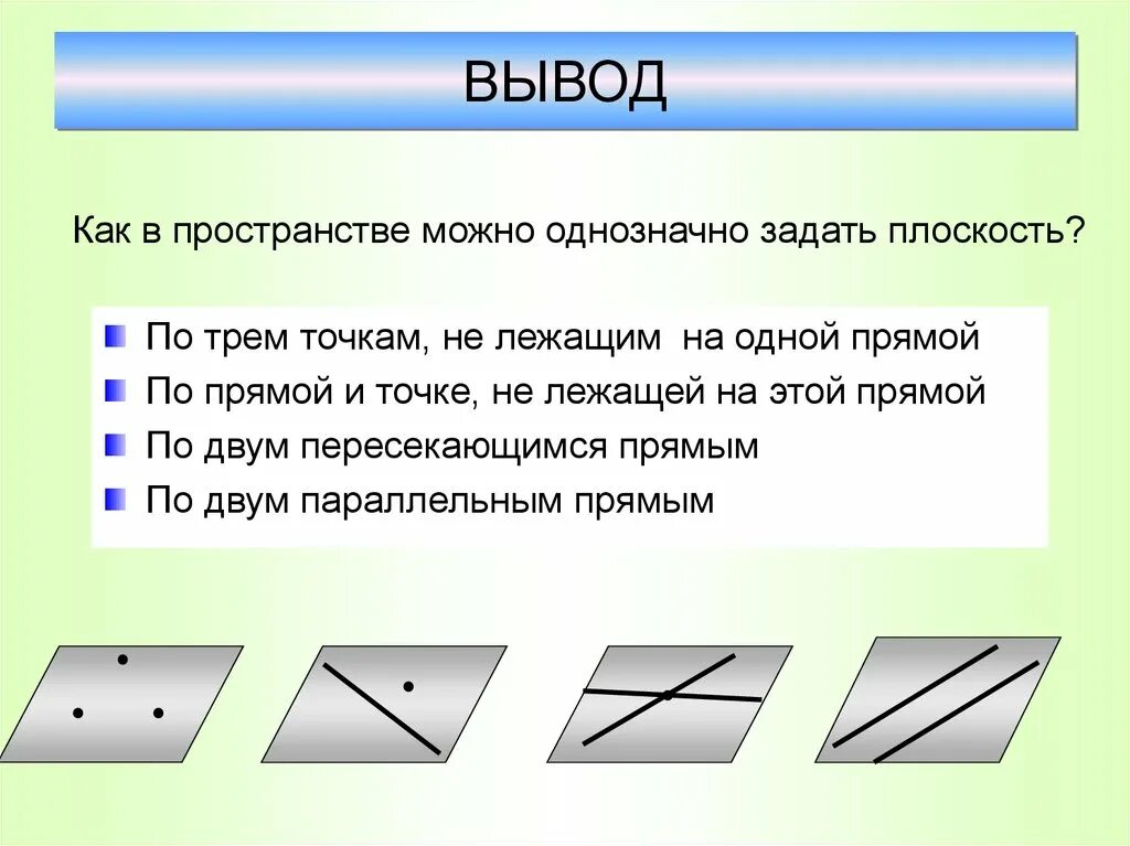 Вторая аксиома. Аксиомы стереометрии параллельность прямых и плоскостей. Как в пространстве можно однозначно задать плоскость. Как можно задать плоскость. Плоскость в стереометрии.