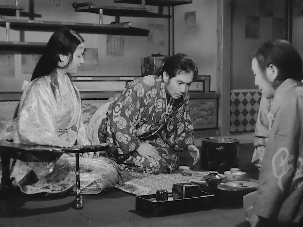 Сказки 1953. Ugetsu Monogatari 1953. Угэцу моногатари 1953. Кэндзи Мидзогути сказки туманной Луны после дождя.
