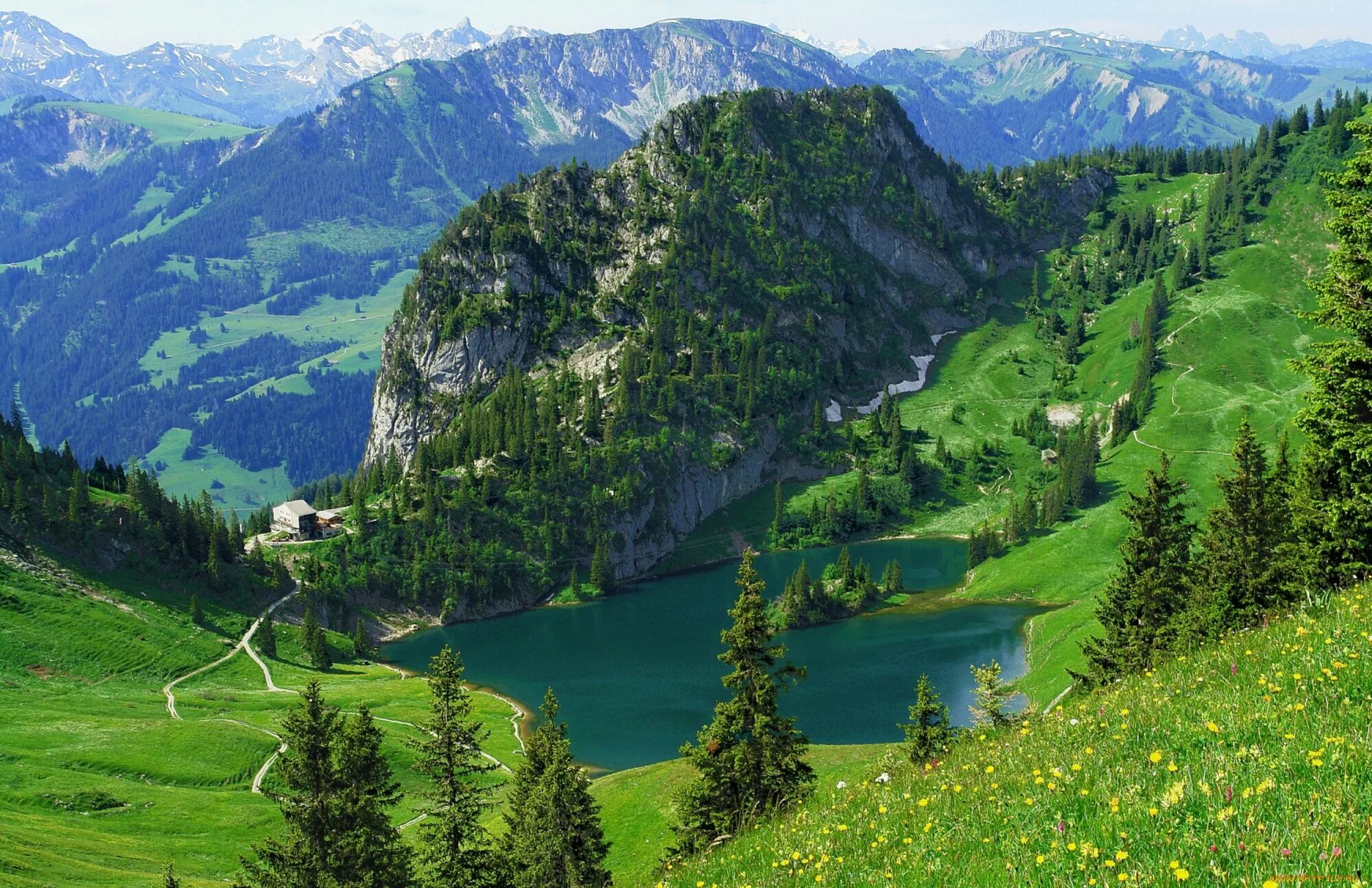 Долина тюльпанов интерлакен швейцария. Альпийское озеро австрия. Швейцарская деревня лаутербруннен. Лето в швейцарии фото. Бриенц (берн).