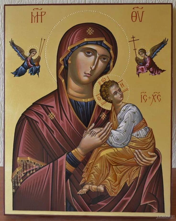 Иконы бм страстная. Божья мать страсти. Ниамонитисса икона богородицы. Икона страстной богоматери. Богоматерь страстная икона.