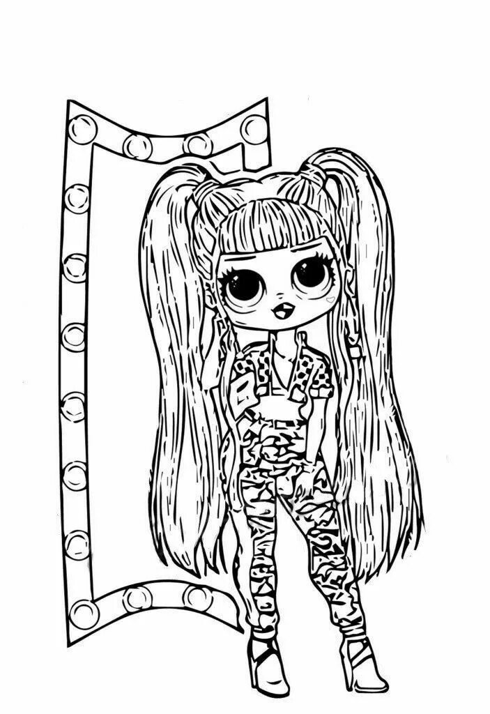 Лол ЛОЛ LOL lol кукла 2020 распечатать раскраска рисовать Baby coloring pages, U