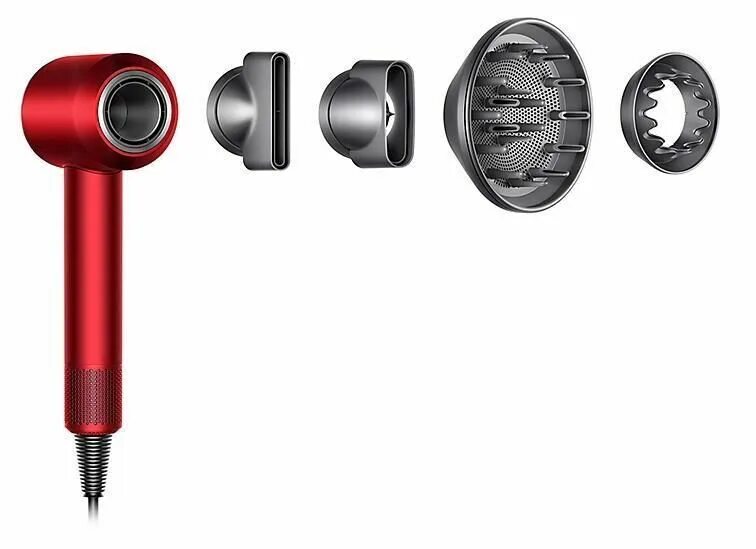 Фен дайсон магазины. Фен Dyson Supersonic hd03. Dyson Supersonic Red. Фен Дайсон hd07 красный. Фен Dyson Supersonic hd07, красный.