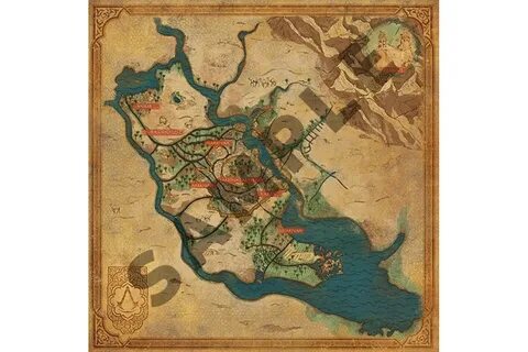 Assassin s creed mirage карта