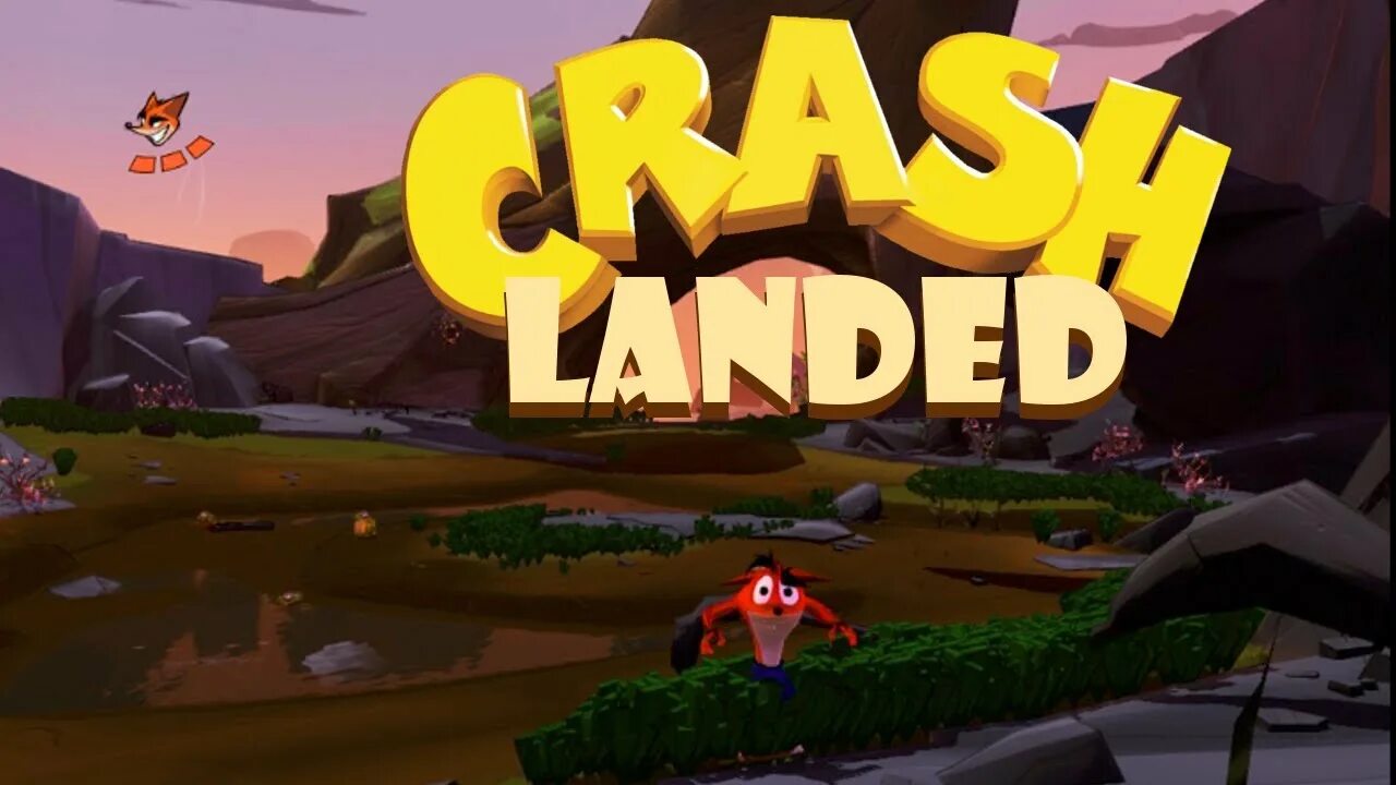 Crash landed. Crash Bandicoot 2010. Пик краш. Crash head игра.