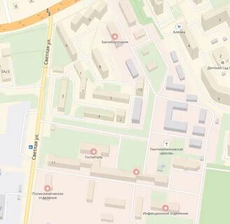 Госпиталь красногорск на карте