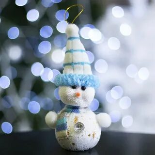 Светящийся снеговик